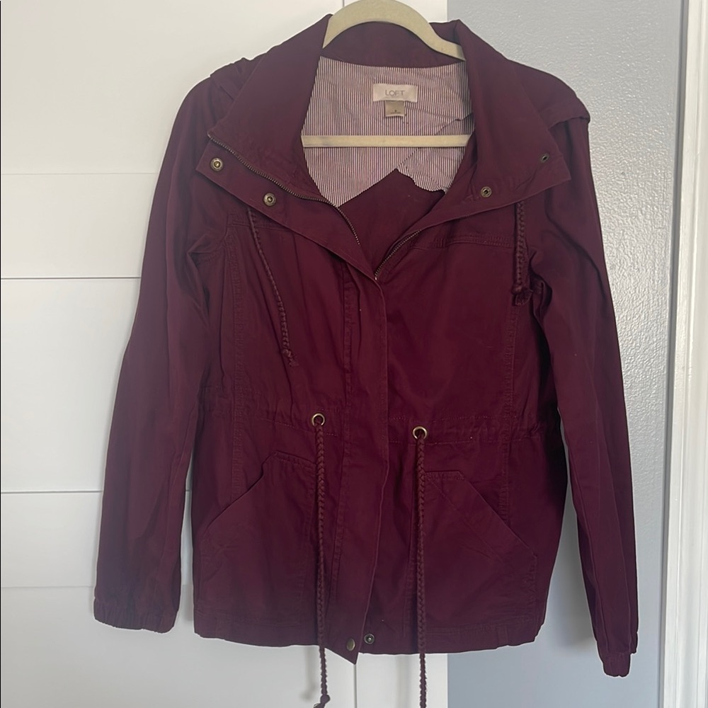 Loft Burgundy Jacket